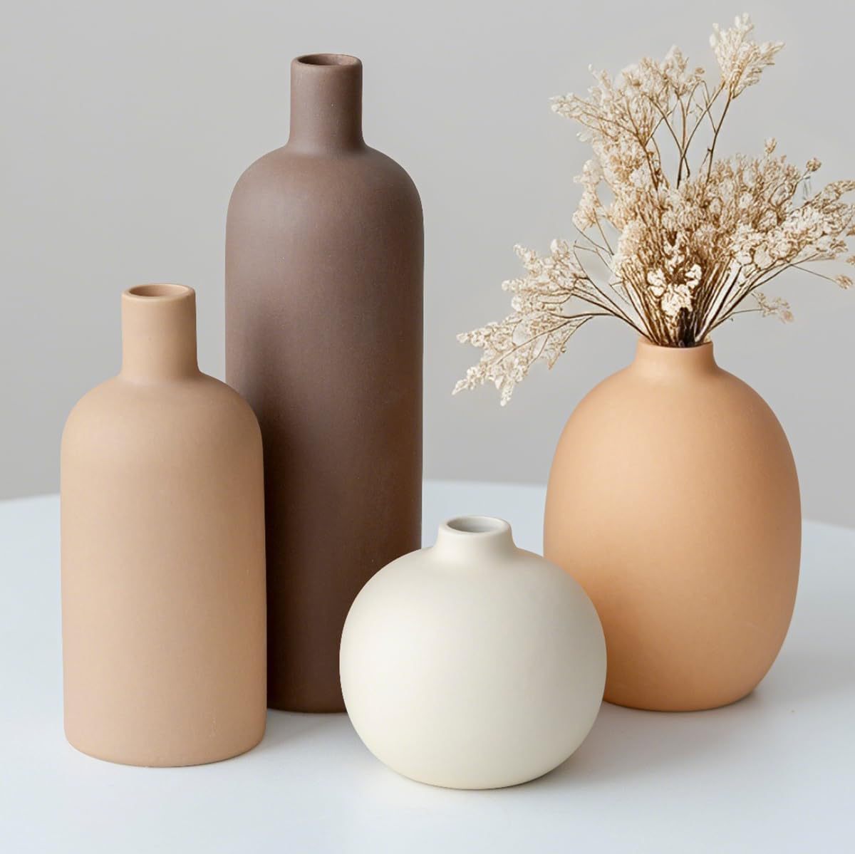 Vase en céramique mat style no - Eucalyptus Preserved avis et prix